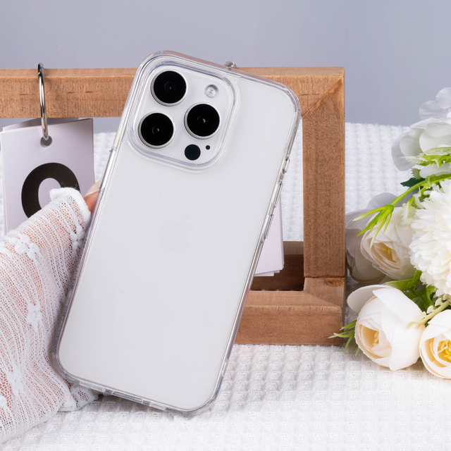 Transparent Not Easy to Yellow Phone Cover Slim Case for iPhone 14 Pro Max 6.7" / for iPhone 13 14 15 Pro Max