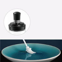 Récipient de stockage de cuisine 250ml bouteille d'assaisonnement d'épices verre assaisonnement sel sucre pot scellé avec brosse et cuillère Pot d'huile