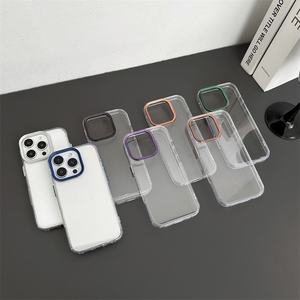 Style d'affaires PC Transparent 14 Plus pour étui <span class=keywords><strong>iPhone</strong></span> pour Apple 16Promax motif de perceuse à couverture rigide pour <span class=keywords><strong>iPhone</strong></span> 15 13/12/<span class=keywords><strong>11</strong></span> marée - Product Image 2