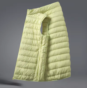 Autumn and winter unisex <b>white</b> duck down <b>vest</b>, waterproof, windproof, environmentally friendly outdoor <b>vest</b> - Product Image 6