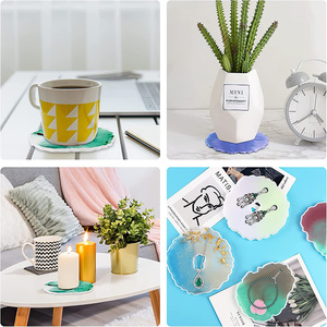 DIY Epoxy Resin <strong>Marble</strong> <strong>Coaster</strong> Making 18 Shape Silicone Mold for <strong>Coaster</strong> - Product Image 6