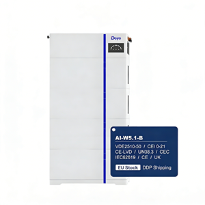 AI-W5.1-ESS UE Deye empilable tout-en-un stockage d'énergie domestique 5KW 6KW 8KW onduleur hybride 48V batterie LiFePO4 IP65 monophasé - Product Image 1