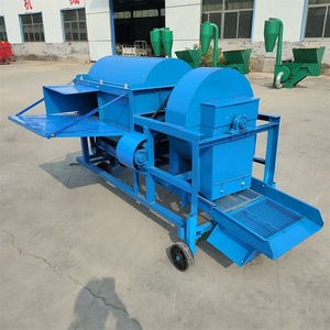 Double Shaft <b>Seed</b> Sheller 500 Kg H Carbon Steel Multifunctional For <b>Wheat</b> Rice And Herbs - Product Image 2