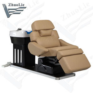 Luxus-Haarstuhl Elektrische Salonmöbel Waschsessel Wasserfall-Headspa-Bett Massage Elektrischer Shampoostuhl - Product Image 4