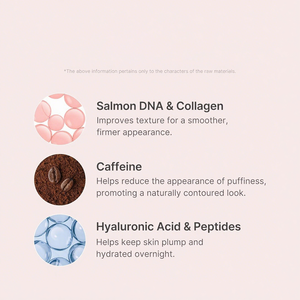 ครีมพอกผิวกระชับลดบวมสูตรกลางคืน ผสมคาเฟอีน PDRN ดีเอ็นเอ<span class=keywords><strong>แซลมอน</strong></span> คอลลาเจน ไฮยาลูรอนิก แอซิด สำหรับผลิตภัณฑ์แบรนด์ส่วนตัว (OEM) - Product Image 2