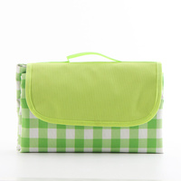 Tapis de pique-nique imperméable en tissu Oxford pour l'extérieur, pliable, portable, pour le camping, la plage, avec logo personnalisé