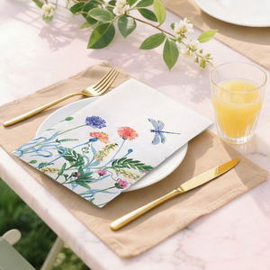 Serviettes de table jetables à thème papillon vintage, serviettes décoratives en papier pour <span class=keywords><strong>anniversaire</strong></span>, mariage, fête - Product Image 6