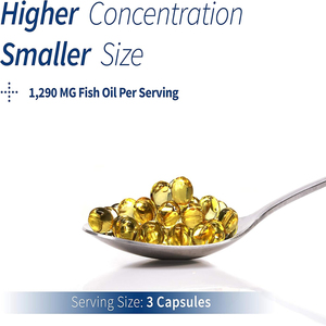 Capsules de suppléments d'oméga-3, d'huile de poisson, d'EPA et de DHA de haute qualité, favorisant la santé cardiaque et la fonction cérébrale. - Product Image 3