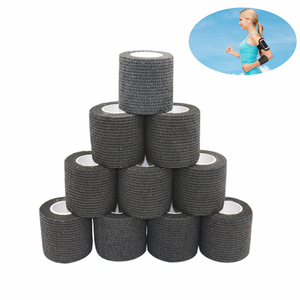 Ruban de Sport Cohesif Élastique et Respirant de 2 Pouces, Auto-Adhésif Noir et Durable, pour le Football, le Fitness et les Poignées de Main (Unisexe) - Product Image 3