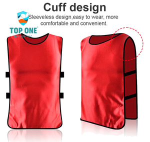 TopOne Men's Quick Dry Breathable Mesh Training Vest Reversible Soccer Bibs Sports Jersey for <b>Football</b> Training - Product Image 4