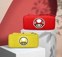 Sac à main portable en caoutchouc, étanche, antichoc et anti-poussière, style gaming, motifs 3D, avec support pliable intégré pour 2