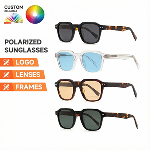 Occhiali da Sole Polarizzati Unisex UV400 OEM ODM in Acetato con Lenti Sfumate Design alla Moda Gafas De Sol Polarizadas Logo Personalizzato - Product Image 1