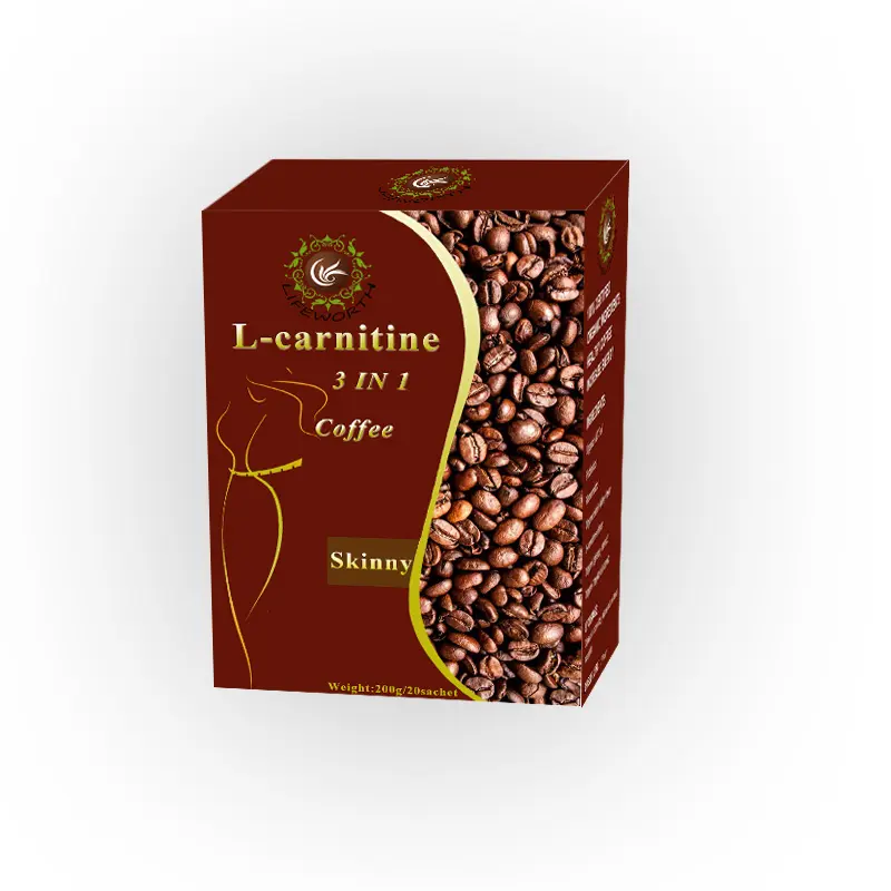 Lifewort-café instantáneo 3 en 1 para pérdida de peso, l-carnitina, venta al por mayor
