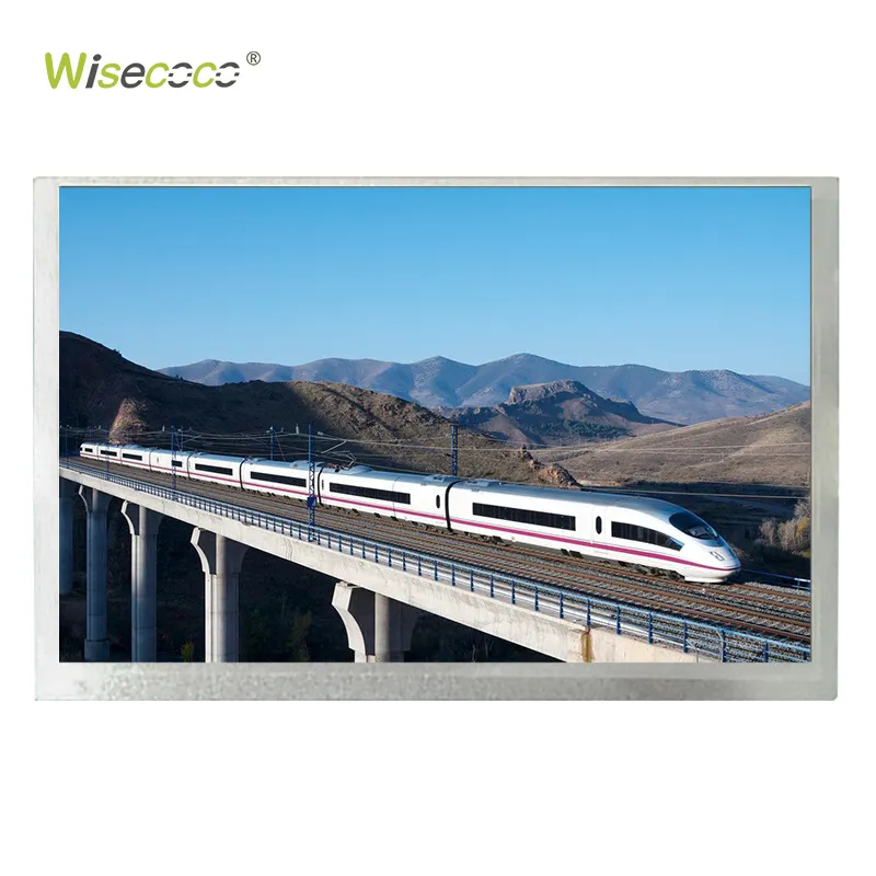 Wisecoco 8-Zoll-Display LCD 800*480 Auflösung 600 Helligkeit TTL-Schnitts telle LCD-Bildschirm modul