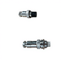 Connecteur d'aviation GX20 AK - Mâle vers Femelle, câble d'accouplement 2-8 broches, prise et douille d'aviateur pour PCB, matériau de contact en cuivre