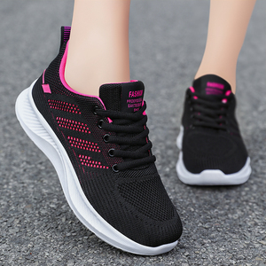 Chaussures plates en maille respirante pour femmes, style confortable pour la marche, chaussures de course pour femmes 2025 - Product Image 5