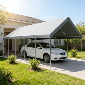 Waterproof and UV Resistant Car Canopy Tent with Mesh <strong>Windows</strong> for Ventilated Vehicle Shelter During Camping - Product Image 1