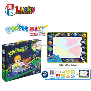 Lucky Toys Alas Gambar Air Ajaib Ukuran Besar 120x90cm Mainan Alas Lukis Gambar Air untuk Anak - Product Image 4