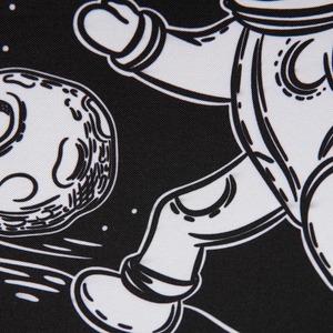Spaceman Cooler Insulated Lunch Box For Students, Water-Resistant Soft Cooler Lunch Bag With <b>Adjustable</b> <b>Strap</b> In Cartoon Pattern - Product Image 2