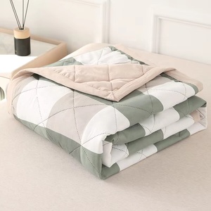 Trapuntino Estivo a Quadri in Poliestere Lavato, Coperta Sottile per Aria Condizionata, <span class=keywords><strong>Copriletto</strong></span> per Letto Singolo, <span class=keywords><strong>Matrimoniale</strong></span>, Queen, King - Product Image 2