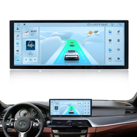 Radio Estéreo para Auto KANOR de 12.8 Pulgadas con Pantalla Táctil de 2400*900p, Carplay, Navegación GPS, Estéreo Universal para Auto con Android