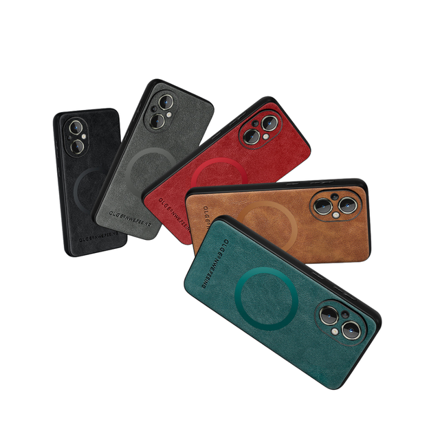 Magnetic Wireless Charge PU Leather Shockproof Phone Case for OnePlus 11 12 13 ACE2 Pro 3 Soft Bumper Cover