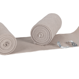 Il Colore della pelle Medica Di Alta Compressione <span class=keywords><strong>Bendaggio</strong></span> Elastico con Clip In Alluminio - Product Image 4