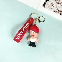 Nuevos regalos creativos Futurama 3D lindos llaveros de PVC bolsa de llave de coche accesorios colgantes llavero de dibujos animados de plástico
