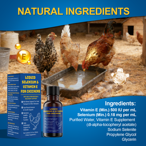 Factory Direct Natural <b>Liquid</b> Selenium & <b>Vitamin</b> E Supplement for Chickens - No Additives, Support Immunity & Egg Production - Product Image 2