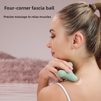 Ballon de massage quadrilatère Choyu Square Model D en TPE 8cm unisexe pour la récupération musculaire de la plante des pieds, le yoga à domicile et le fitness