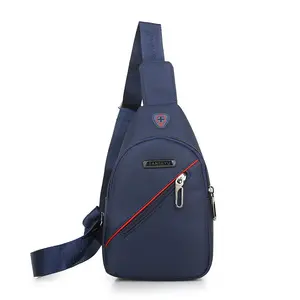 Korean Fashion Canvas Leisure Bag Outdoor Fashion Men's 1 Shoulder Travel Messenger Bag