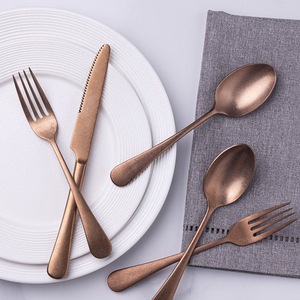 Ensemble de 6 couverts vintage en acier inoxydable 304, finition mate, motif flocon de neige, pour la restauration fine et l'usage domestique - Product Image 4