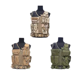 Factory Price 1000D Encrypted Oxford Waterproof Camouflage Protection Safety Tactical Quick Release Vest
