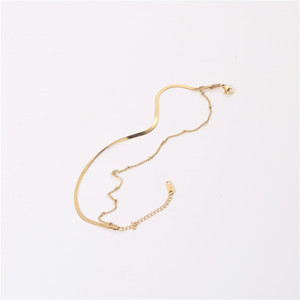 महिलाओं के लिए 2020 सबसे ज्यादा बिकने वाली स्टेनलेस स्टील सांप चेन और बॉल चेन लेटेड - Product Image 3