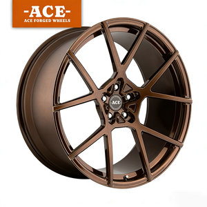 Jantes forgées ACE, noir satiné, 5x110, 5x112, 5x114.3, 5*120, jantes en alliage pour voitures particulières, pour Tesla, Porsche, BMW, Audi, Mercedes, Mustang - Product Image 6