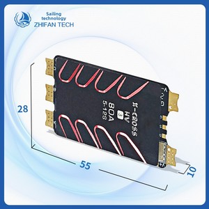 80A hai chiều không chổi than ESC rov Thruster điều khiển tốc độ nhựa điều khiển điện cho dưới nước robot RC Mô hình phụ kiện - Product Image 4