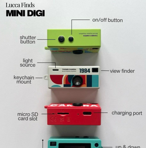 Mini Fotocamera Digitale <span class=keywords><strong>Vintage</strong></span> VGA CMOS Portatile per Vlog, Piccola Fotocamera Portachiavi per Bambini e Studenti - Product Image 5