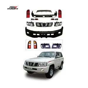 GBT Factory Patrol Y61 Safari Kit de carrocería de conversión exterior para 2002-2016 Nissan Patrol Y61 Safari Mode V-Teach Tuning Parts