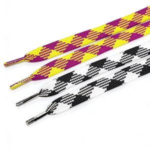 1cm Color Diamond Flat High Tenacity <b>Braided</b> Drawcord for Garment Shoes Bags Clothing <b>Accessories</b> Wholesale - Product Image 1