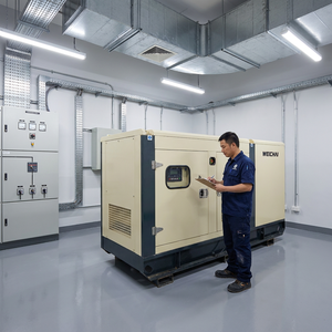 Soundproof Silent <b>Generator</b> 100 KW 110kw 125kva ByCummins 3 Phase 400V 50Hz for Office Hotel Restaurants Hospital ISO CE WP6D132 - Product Image 5