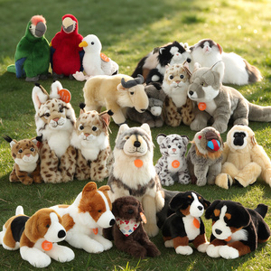 Vente en gros d'usine, en stock, jouets en peluche d'animaux réalistes, poupées en peluche réalistes, OEM personnalisé, cadeau pour enfants - Product Image 1