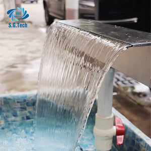 Direct Factory Supply Indoor Stainless Steel LED <strong>Waterfall</strong> Screen Fountains Garden Pool Decoration Swimming Pool <strong>Waterfall</strong> - Product Image 3