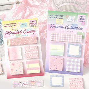 Feuille d'autocollants Macaron Pastel à pois et à carreaux, motifs variés, multi-tailles, pour journal, <span class=keywords><strong>collage</strong></span> et décoration, style esthétique Ins - Product Image 3