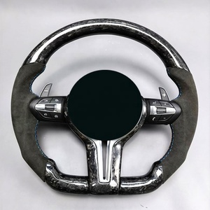 Pièces de voiture de course, volant en fibre de carbone forgée, volant classique pour <span class=keywords><strong>BMW</strong></span> G30 - Product Image 6