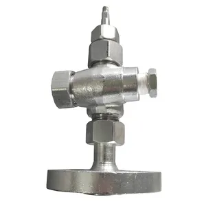 Forged steel high pressure offset boiler Level Gauge cock flat glass level gauge cock valve