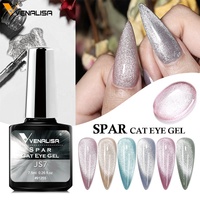 VENALISA — vernis à ongles magnétique, Gel UV Transparent, estival, couleur, 7.5ML