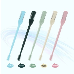 Tondeuse à poils de nez portable, rotative à 360°, coupe-poils nasaux manuel, outil de toilettage facial double face, 5 pièces colorées - Product Image 5