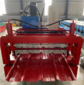 Double Layer Corrugated Wave Trapezoidal Roof Panel Roll Forming Machine <b>Tile</b> Press Machine Metal Roof <b>Sheet</b> Making Machine - Product Image 2
