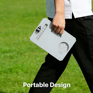 Mesa Plegable Portátil de Plástico para Exteriores, con Portavasos, Bandeja para Aperitivos, Mesa de Picnic y Camping con Patas Plegables - Product Image 6