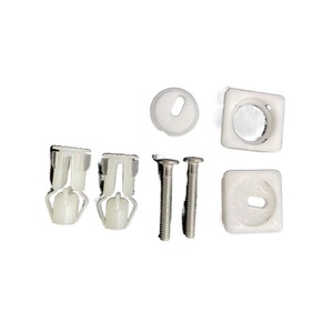 Hengjie Toilet Seat Accessories Universal Screws with Nylon Expansion Bolts Square Washers for Top Mounting <b>Bath</b> <b>Hardware</b> <b>Sets</b> - Product Image 1